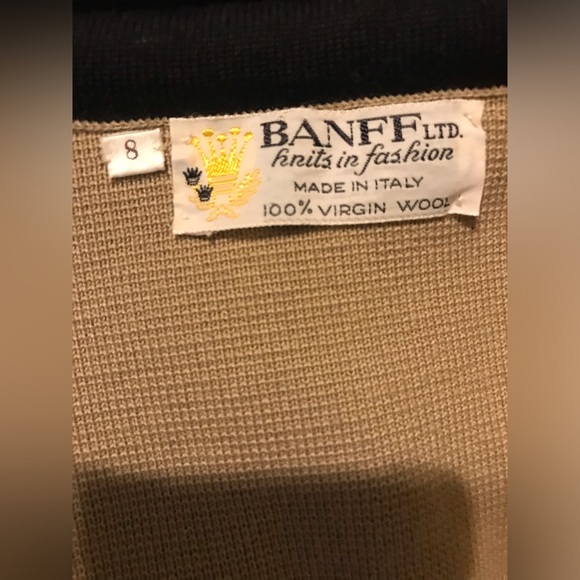 Vtg. 2 pc. Formal dress by: Banff LTD knits in fashion. Size: 8 Made in Italy. - Picture 9 of 16
